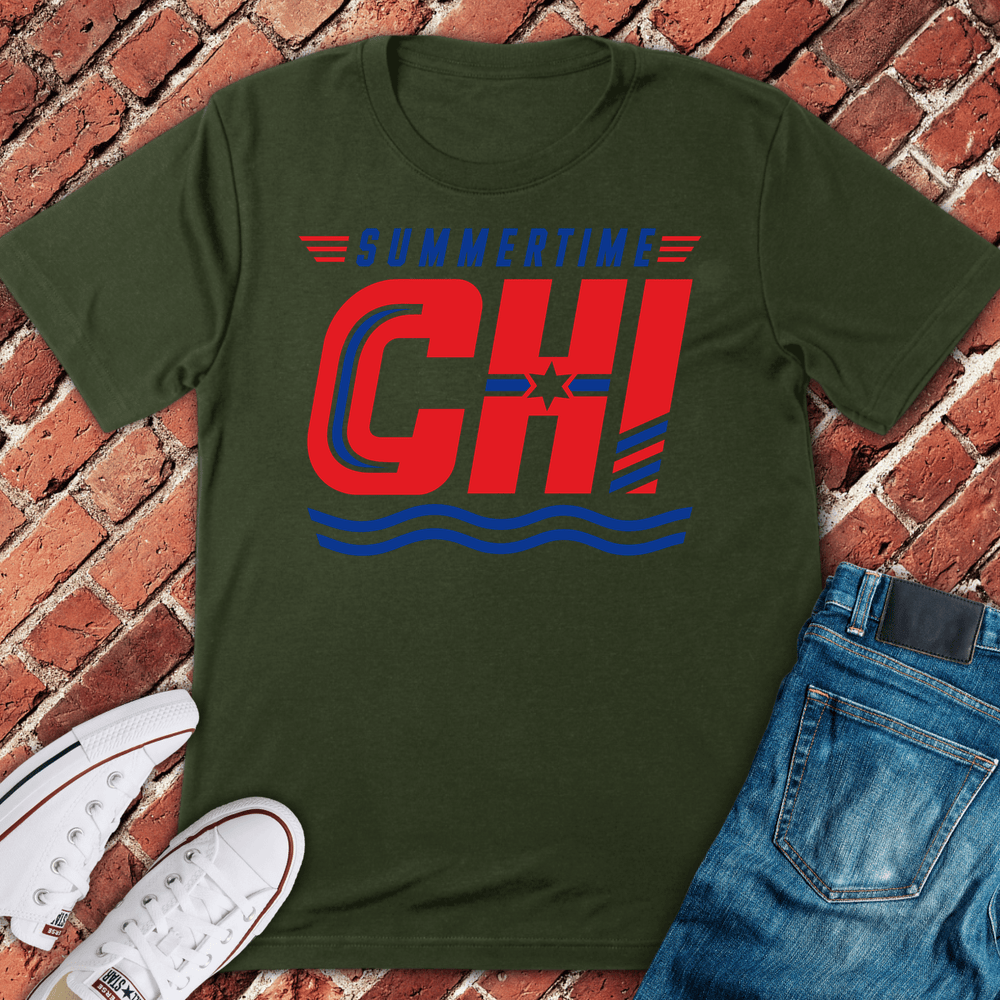 Summertime Chi T-Shirt - Military Green