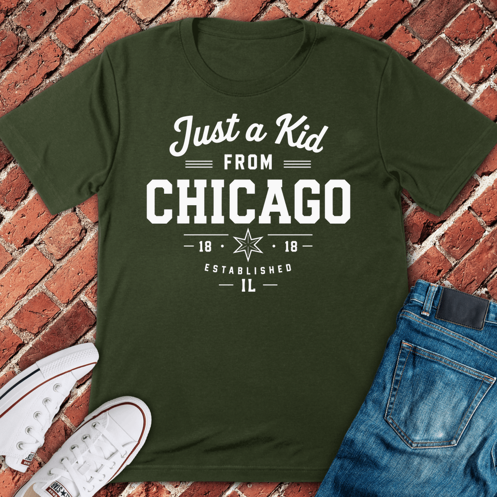 Chicago Kid T-Shirt - Military Green