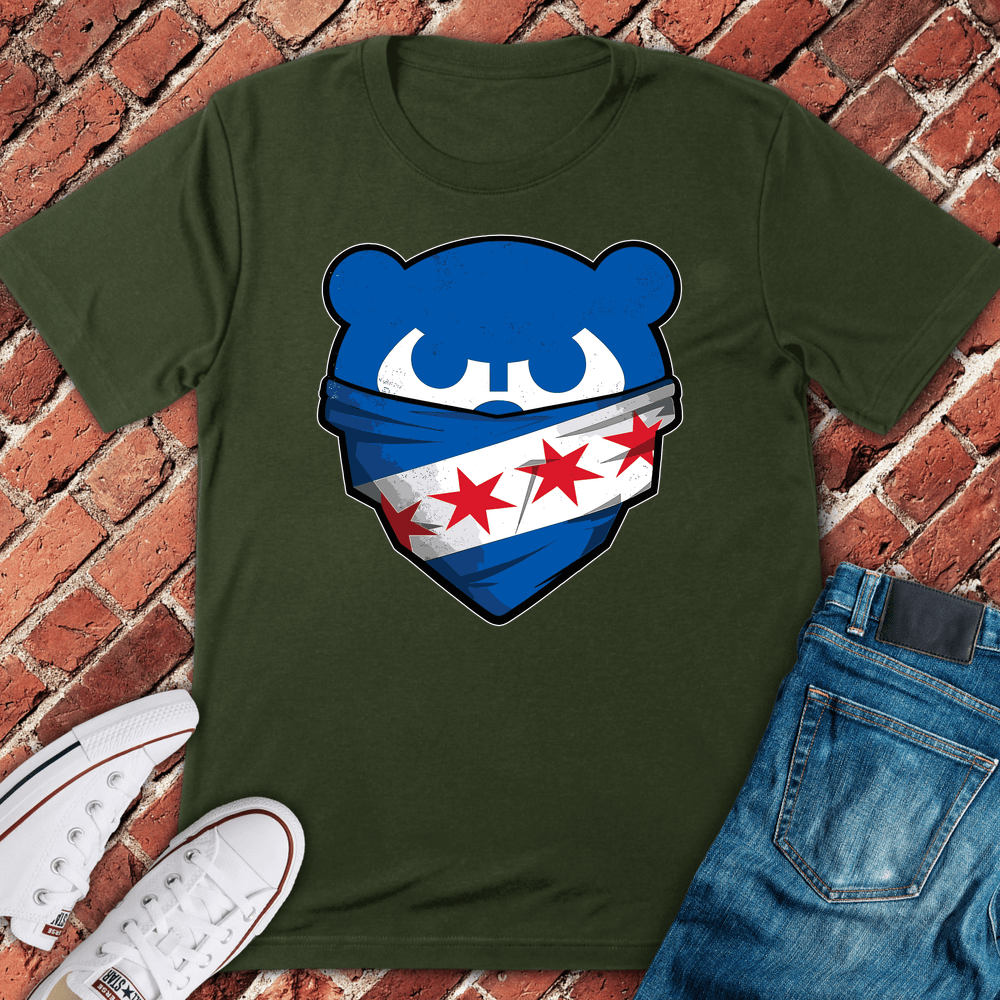 Masked Cub T-Shirt - Military Green