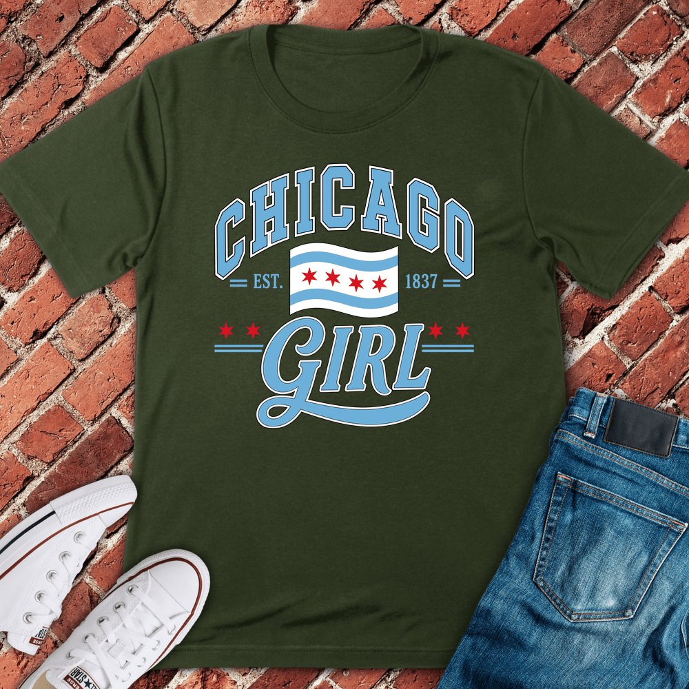 Chi Girl T-Shirt - Military Green