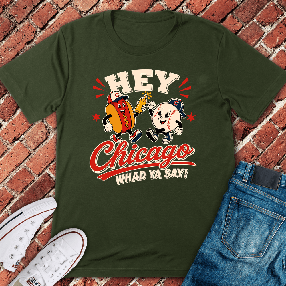 Chi Town Cheers T-Shirt - Military Green