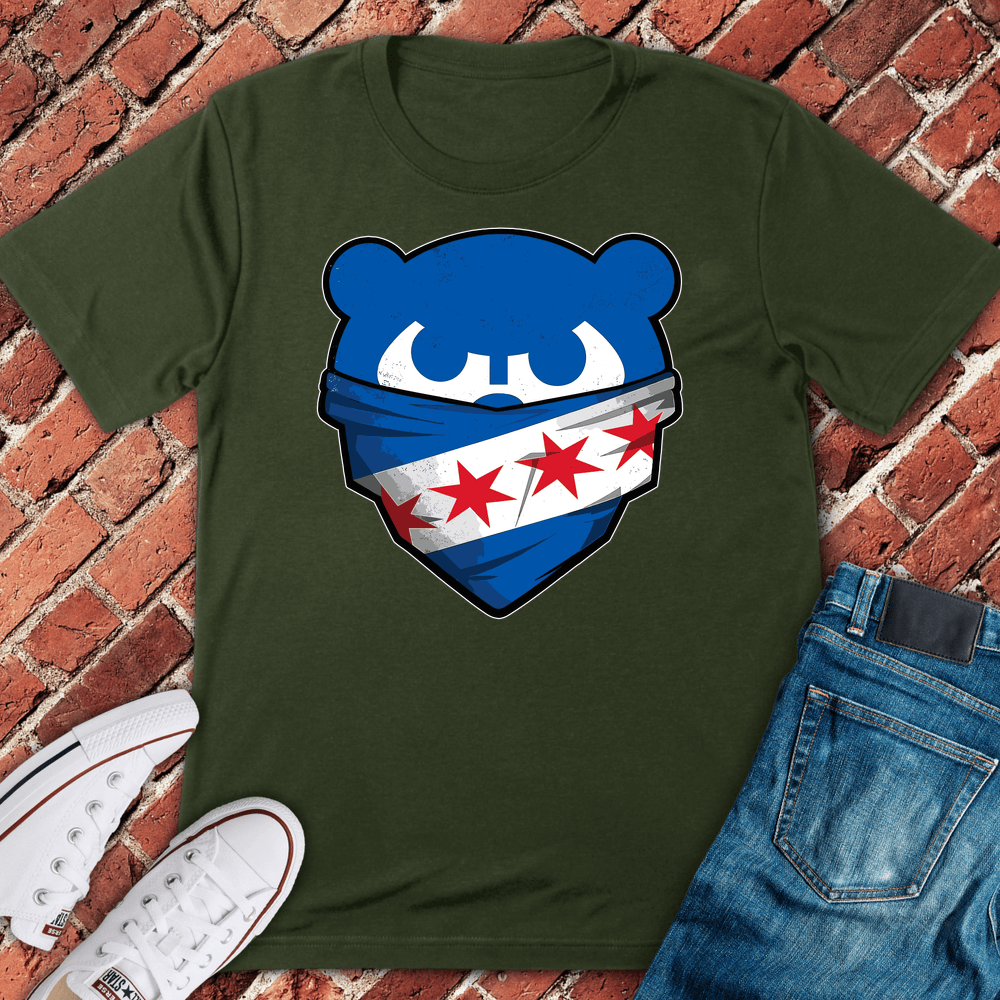 Masked Cub T-Shirt - Military Green