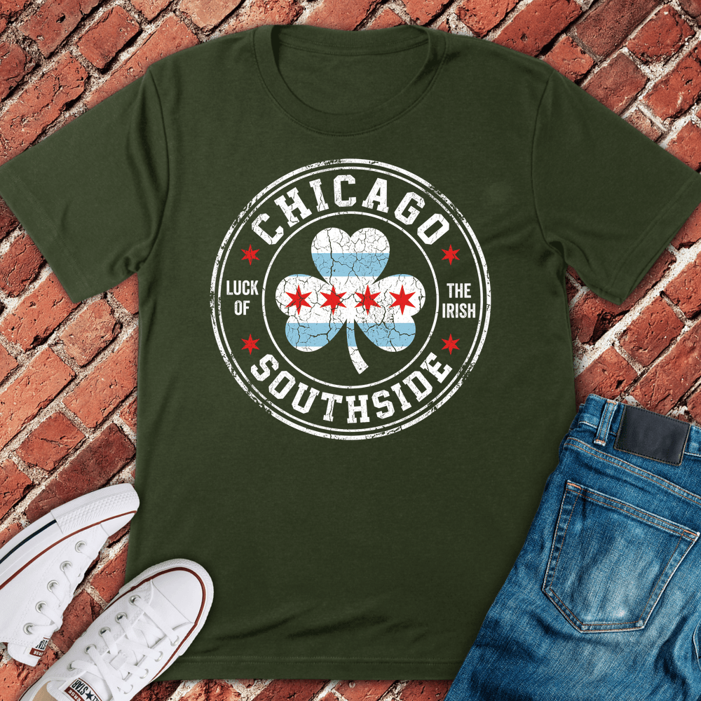 Southside Luck T-Shirt - Military Green