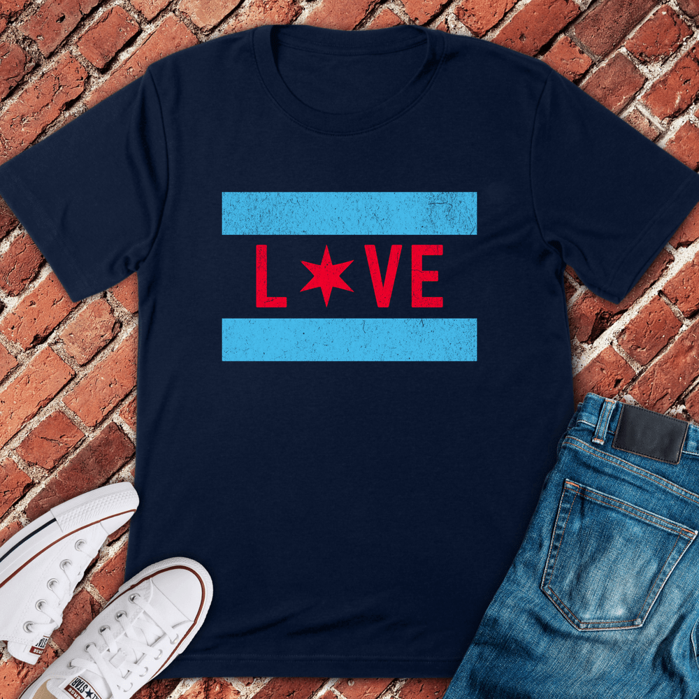 Star Of Love T-Shirt - Navy