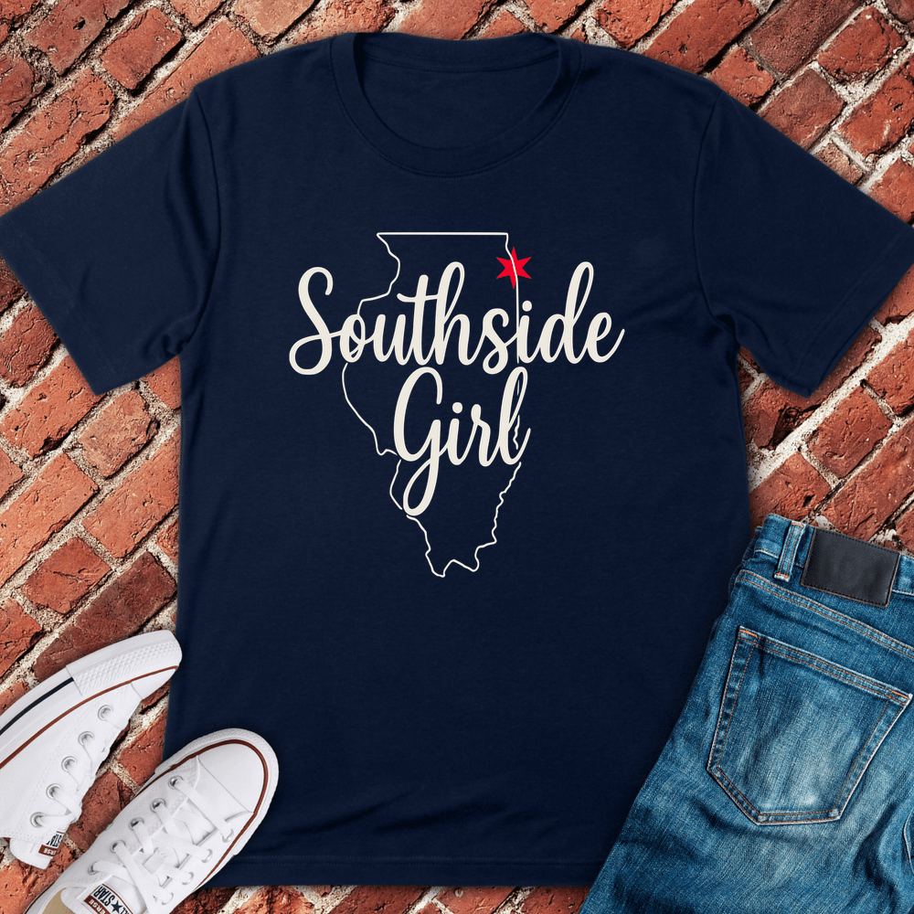 Southside Girl T-Shirt - Navy