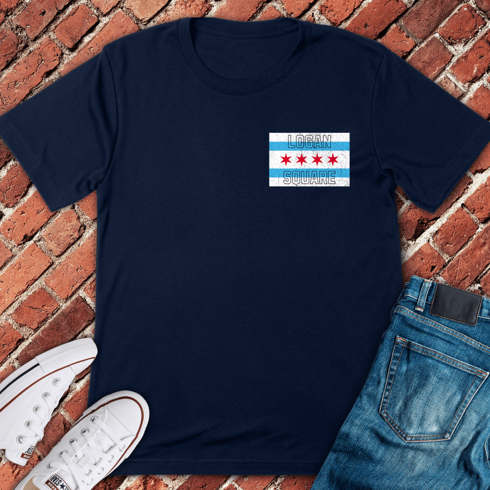 Logan Square Represent T-Shirt - Navy