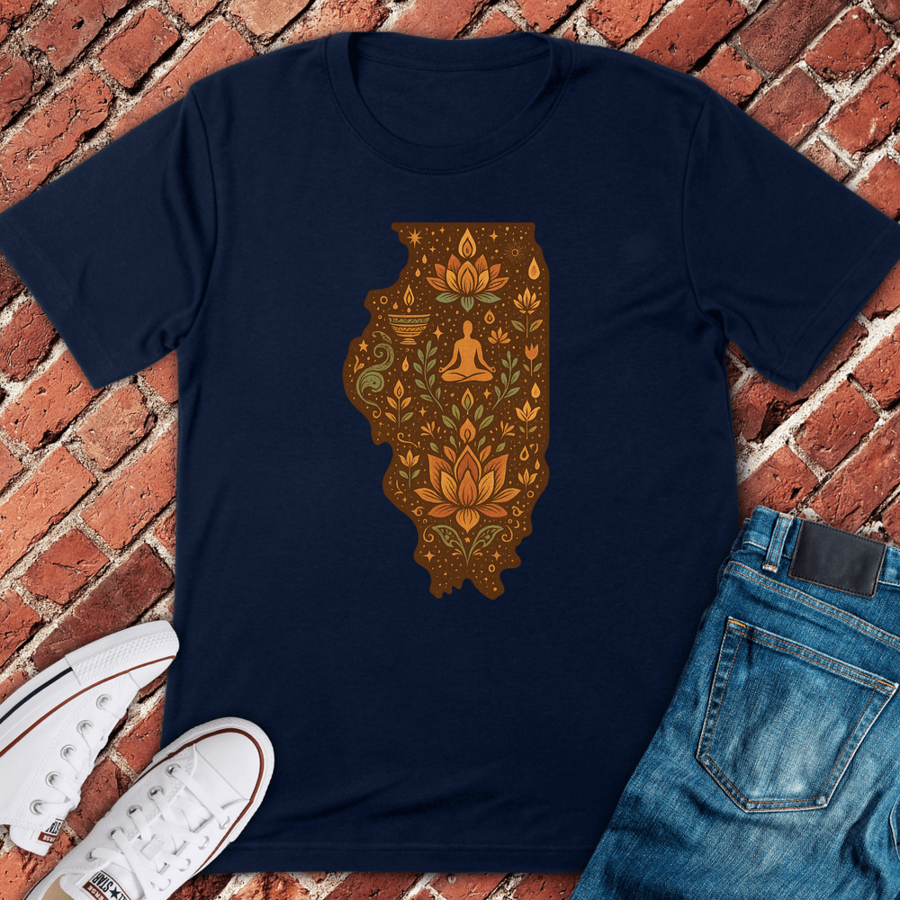 State Bloom T-Shirt - Navy