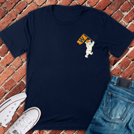 Flying the W Logo T-Shirt - Navy