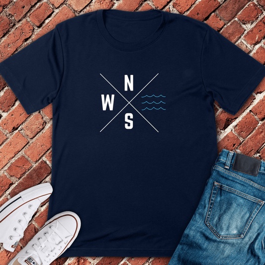 Lake Always East T-Shirt - Navy