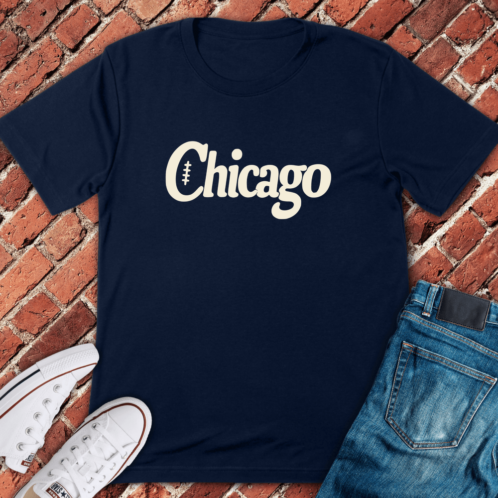 Chi Script Logo T-Shirt - Navy