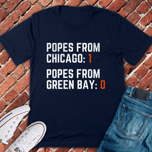 Popes From Chicago T-Shirt - Navy