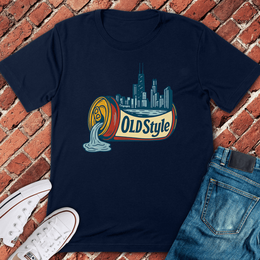 Old Style City T-Shirt - Navy
