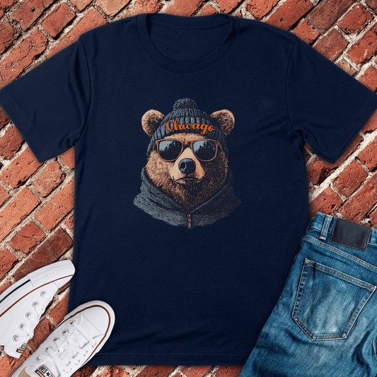 Beanie Bear Vibes T-Shirt - Navy