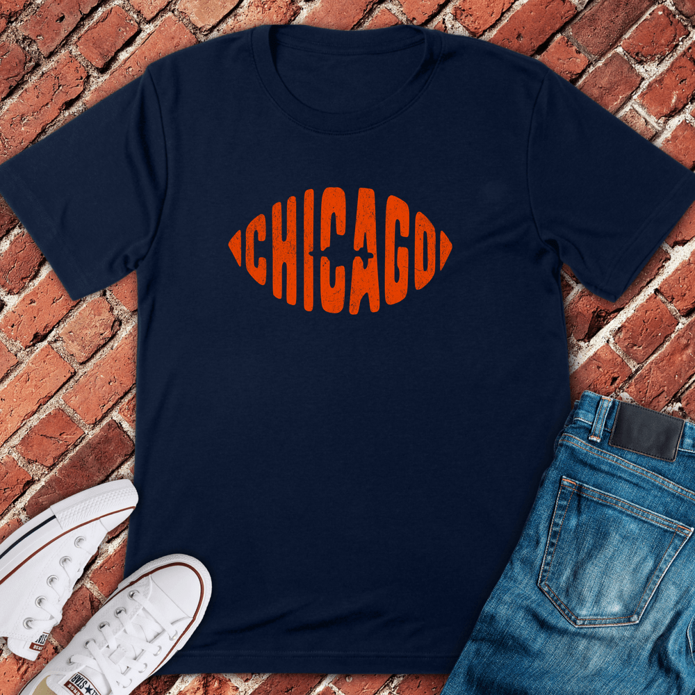 Football Stitch T-Shirt - Navy