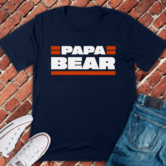 Papa Bear T-Shirt - Navy