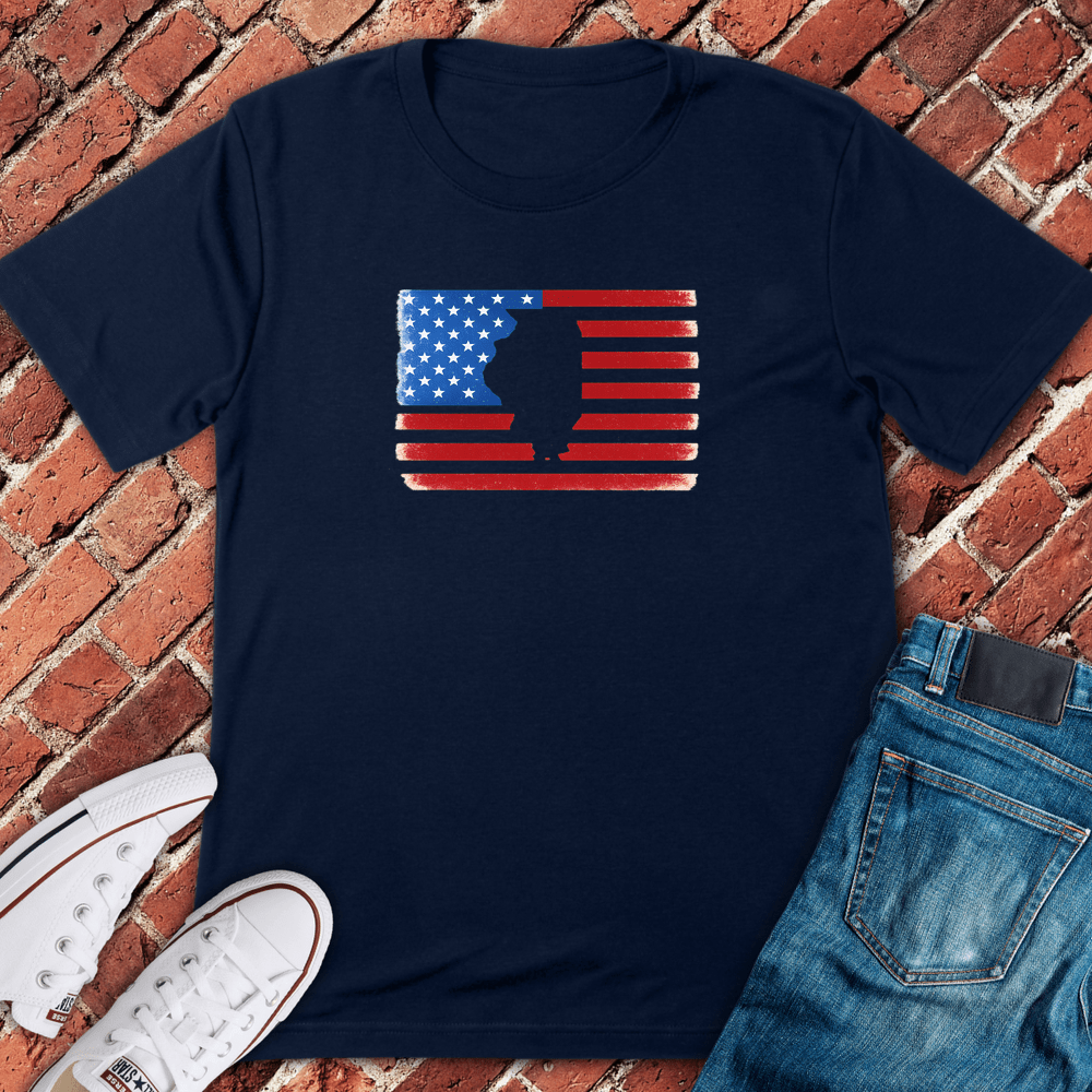 Illinois USA T-Shirt - Navy