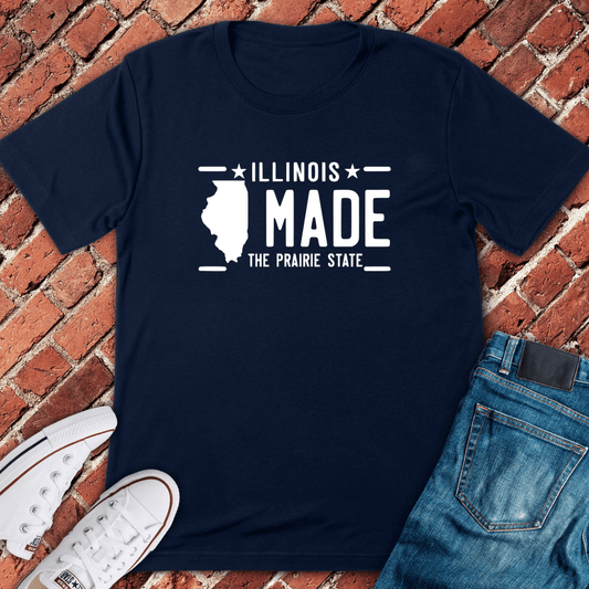 Illinois Made T-Shirt - Navy