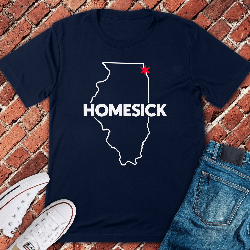 Chicago Homesick T-Shirt - Navy