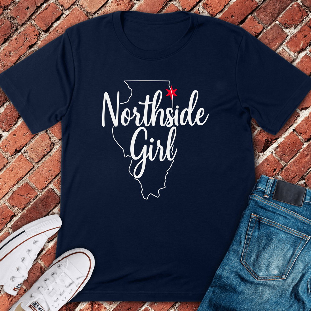 Northside Girl T-Shirt - Navy