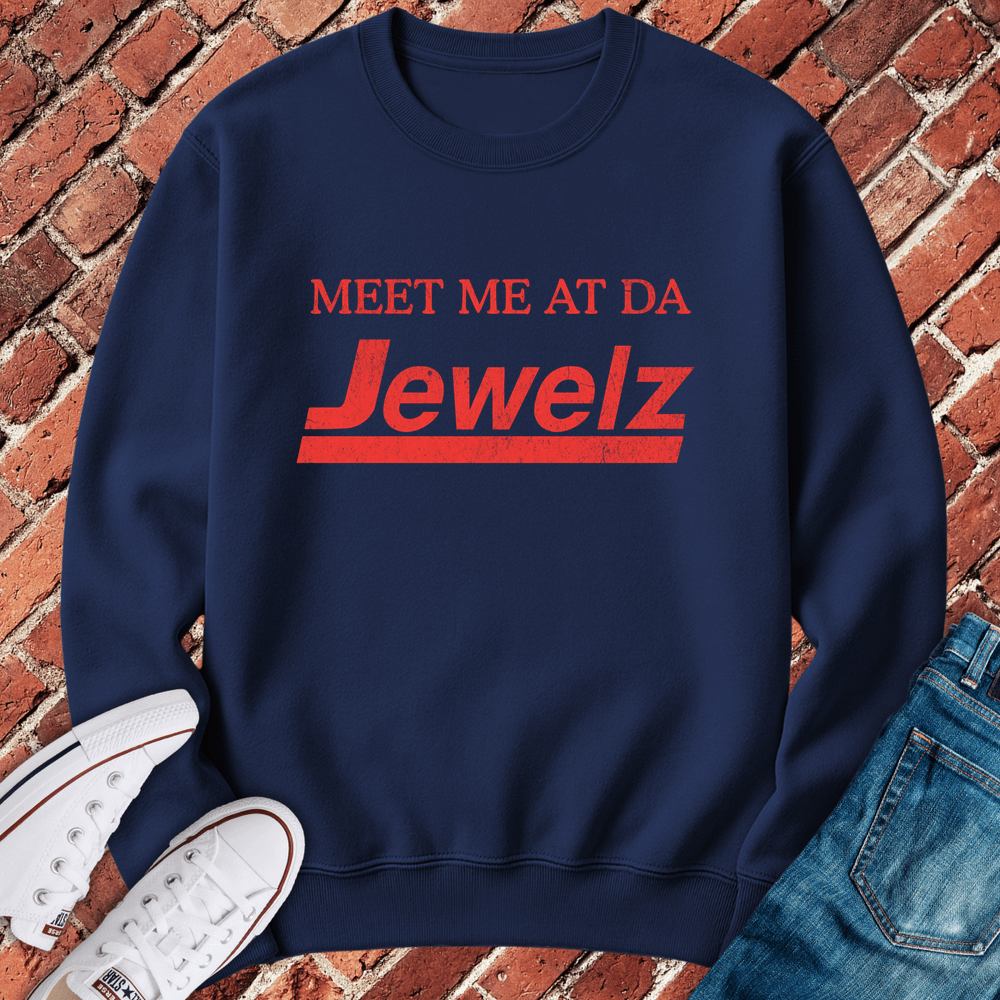 Meet Me At Jewelz Crewneck - Navy