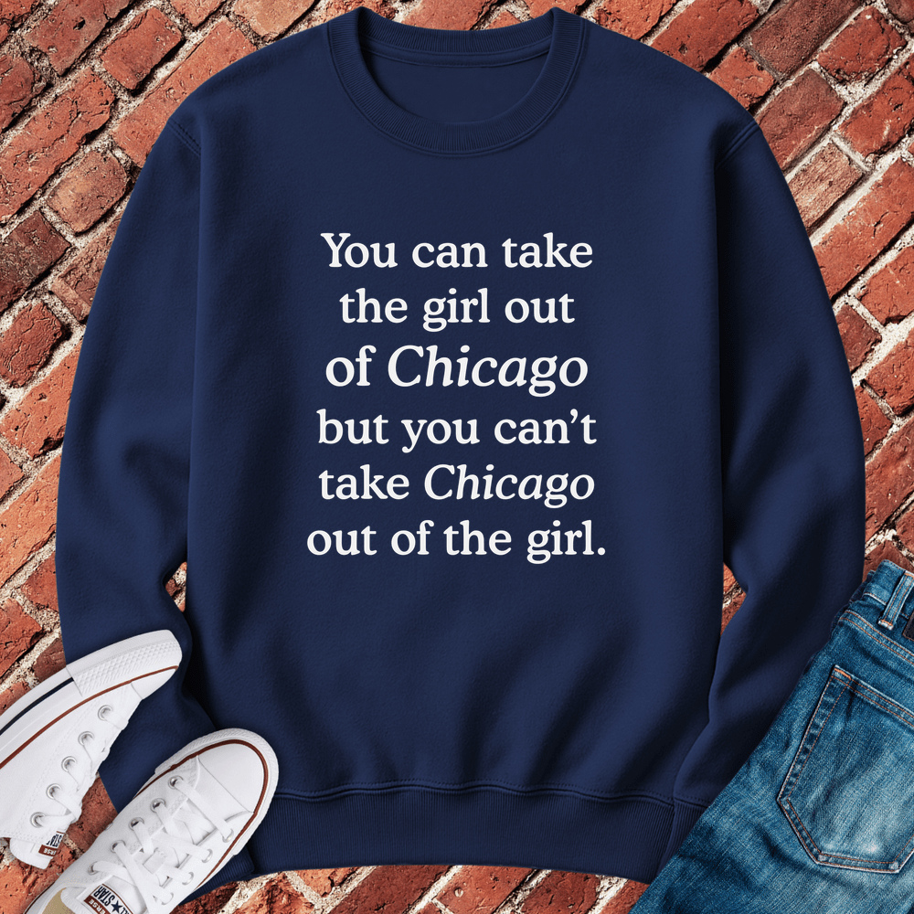 Chicago Girl Forever Crewneck - Navy