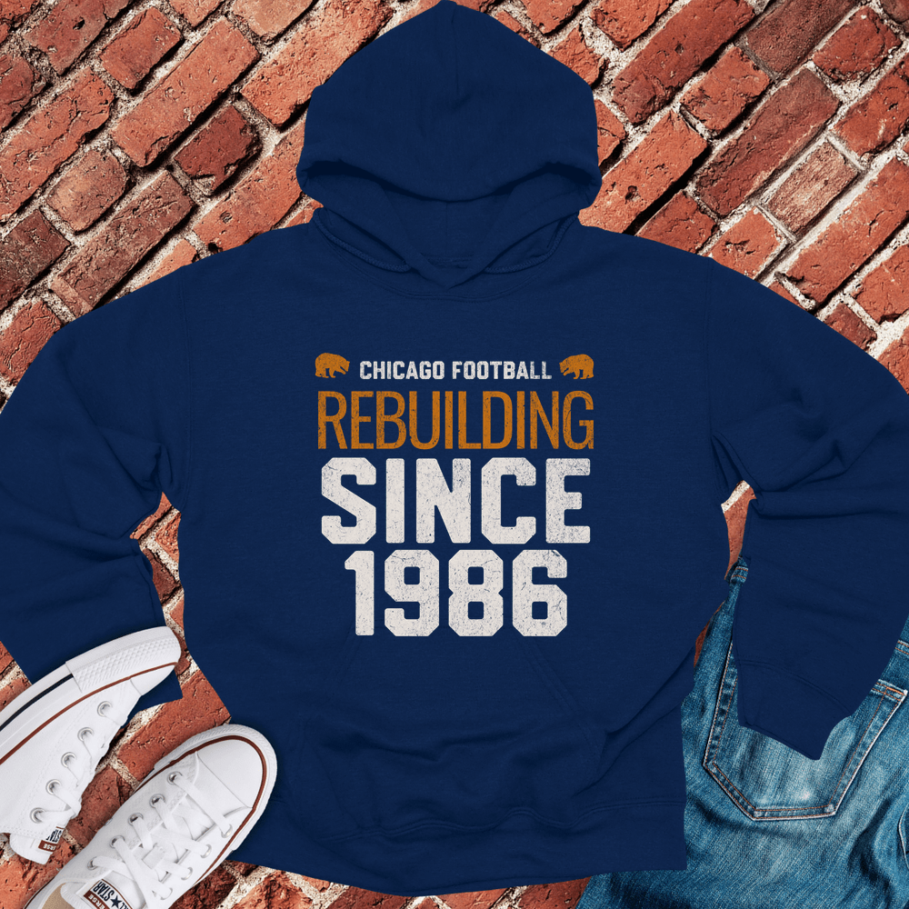 Rebuilding Since 1986 Hoodie - Navy