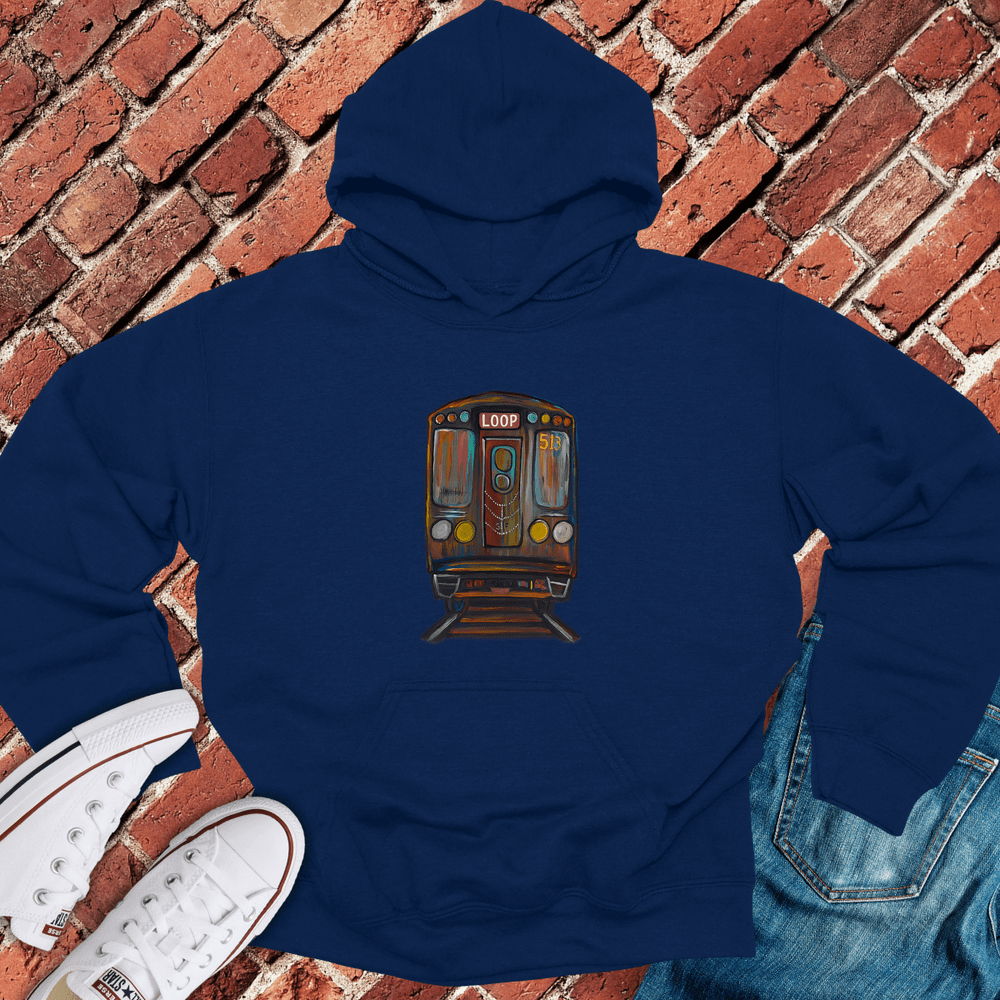 Loop Train Hoodie - Navy