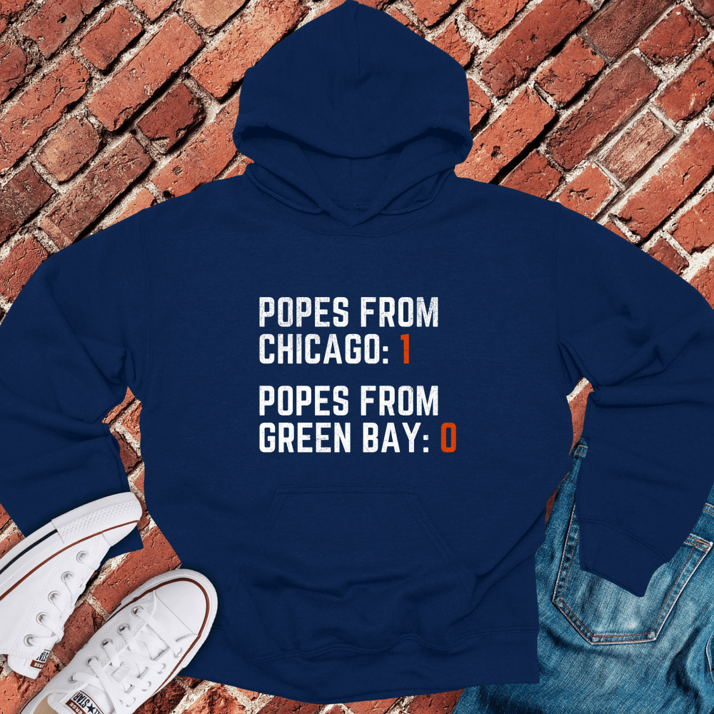 Popes From Chicago Hoodie - Navy