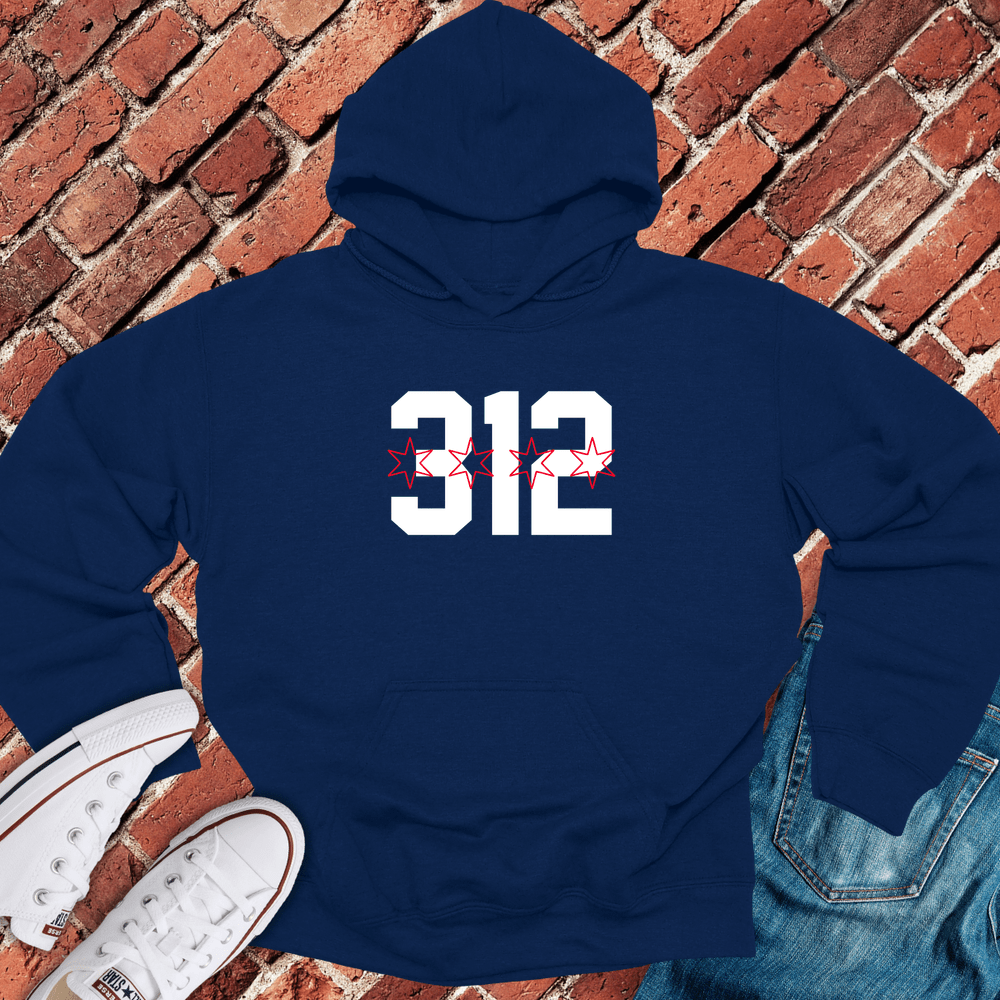 312 Stars Hoodie - Navy