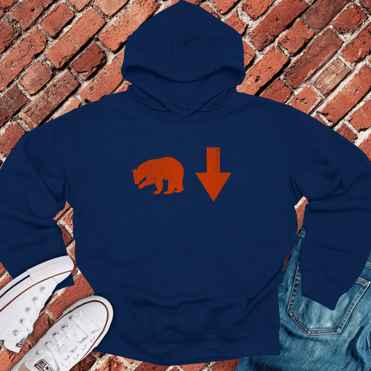 Bear Down Hoodie - Navy