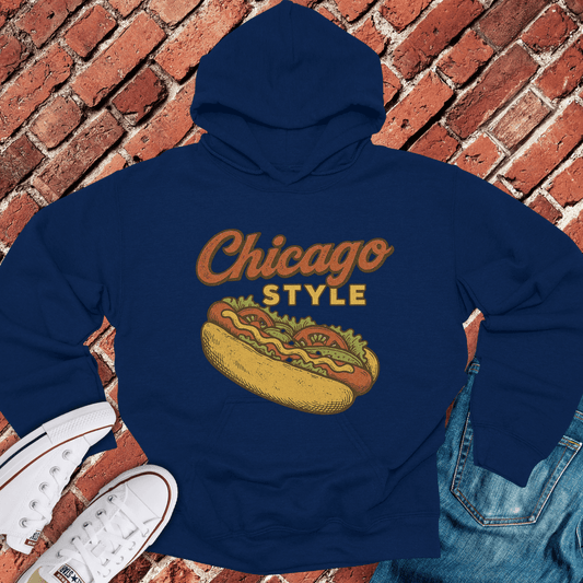 Chicago Style Hoodie - Navy