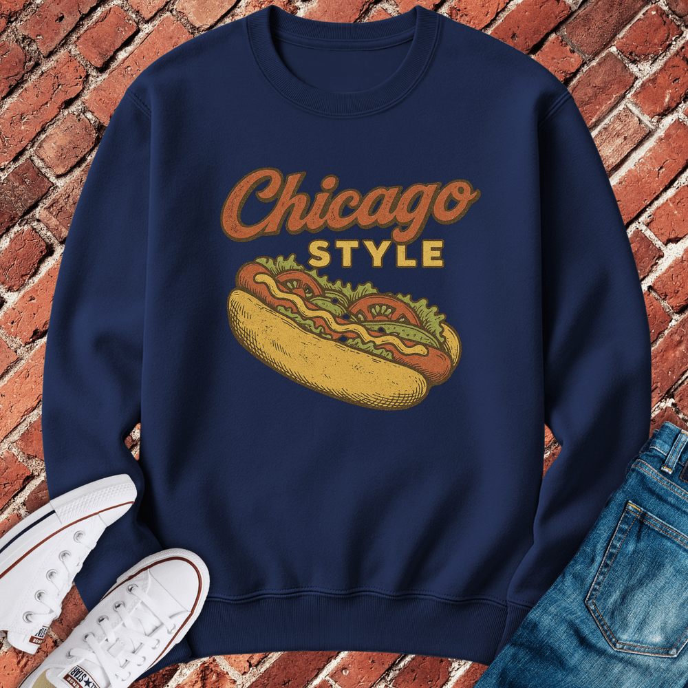 Chicago Style Crewneck - Navy