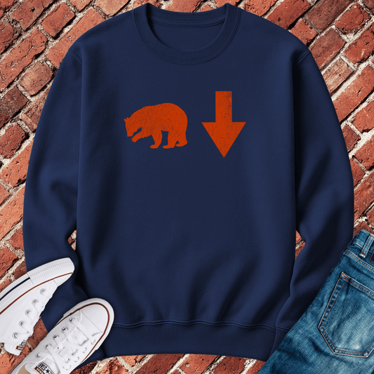 Bear Down Crewneck - Navy