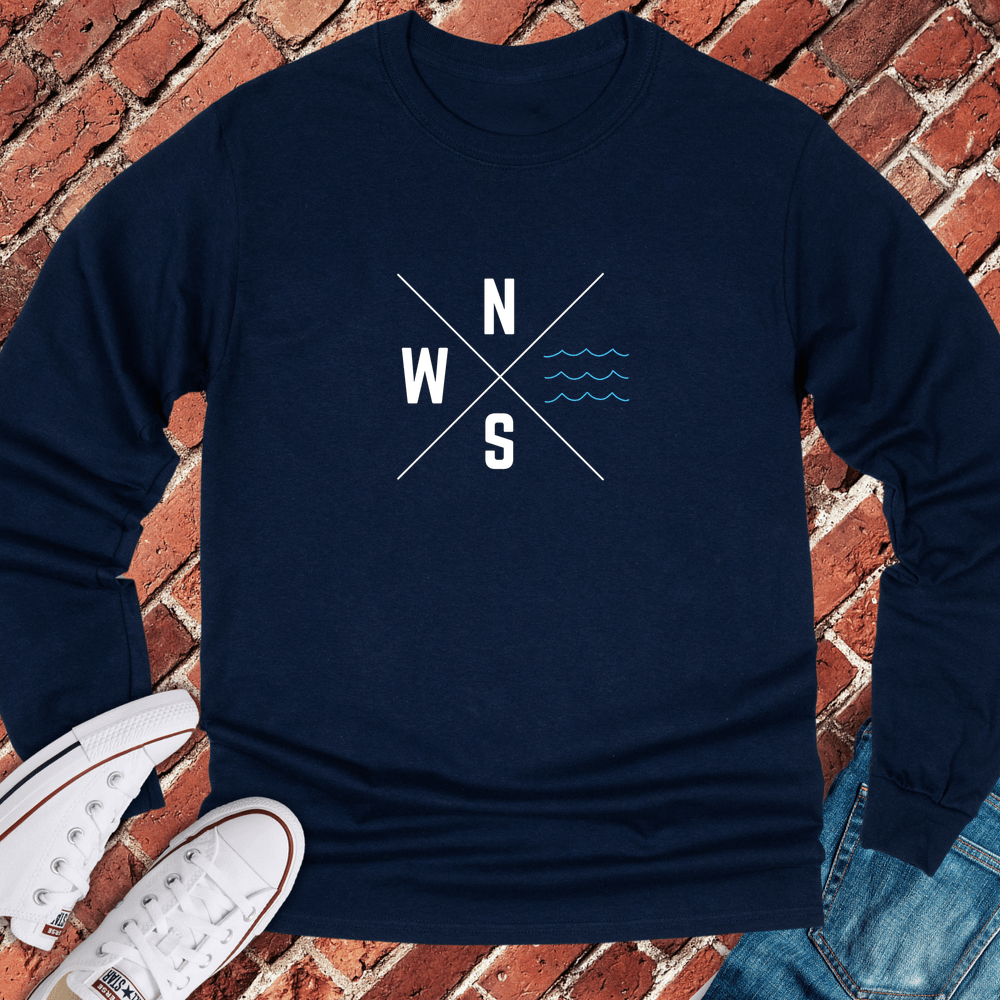 Lake Always East Long Sleeve - Navy