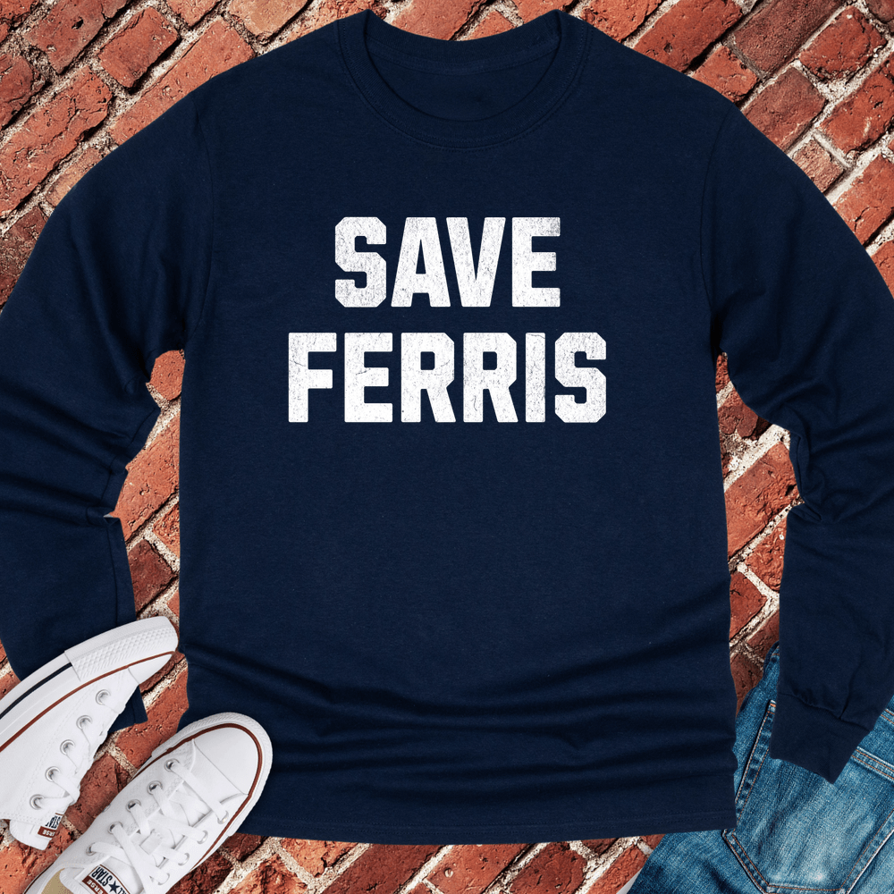 Save Ferris Long Sleeve - Navy
