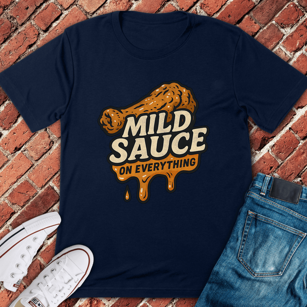 Mild Sauce Drip T-Shirt - Navy