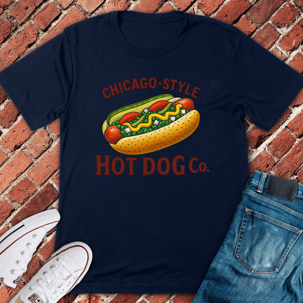 Hot Dog Iconic T-Shirt - Navy