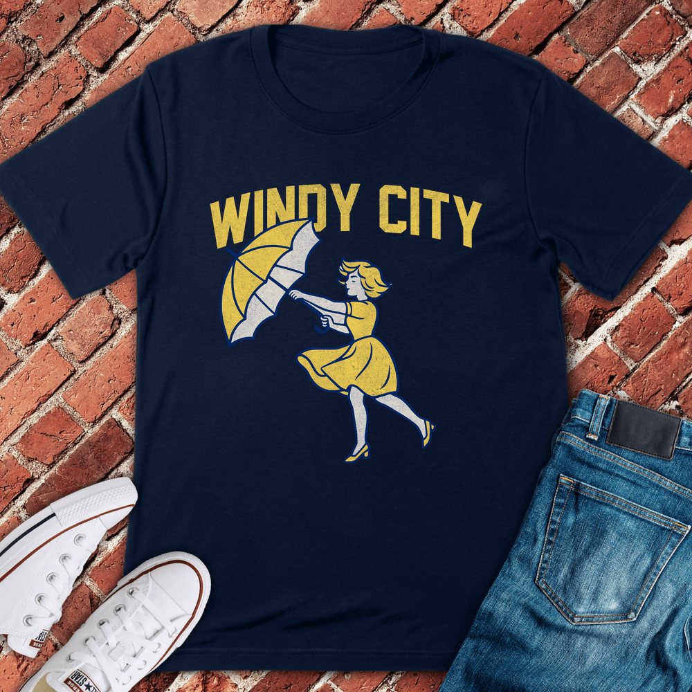 Morton Windy City T-Shirt - Navy