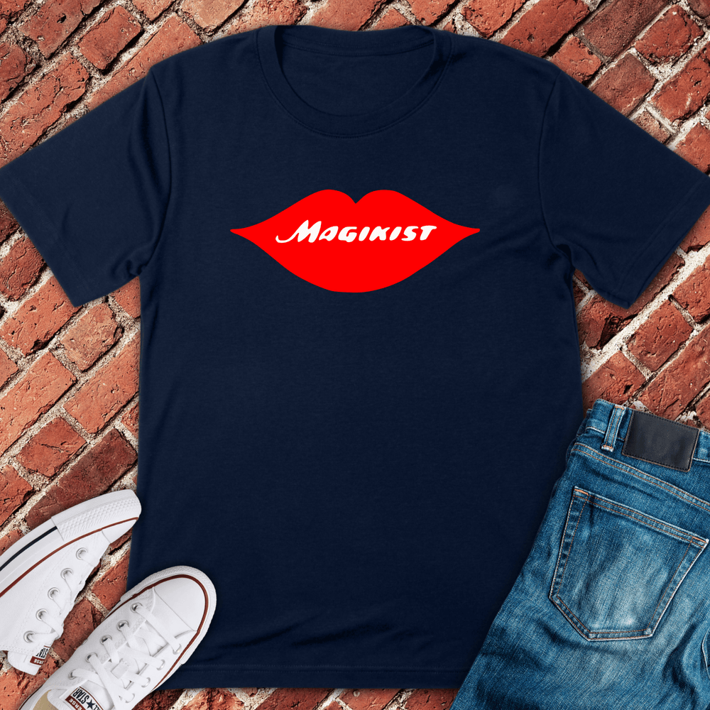 Magikist Lips T-Shirt - Navy