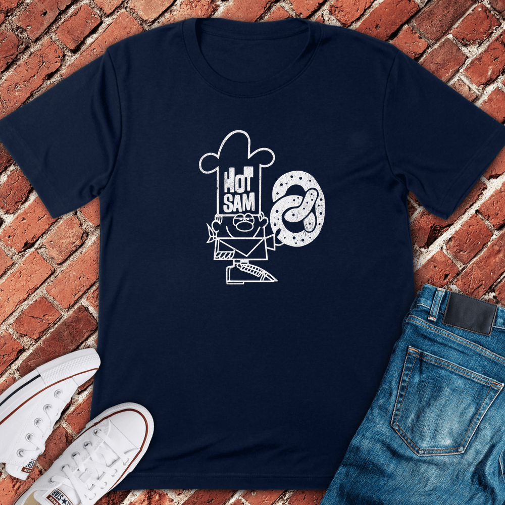 Hot Sam Pretzel T-Shirt - Navy