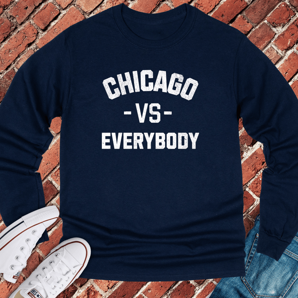 Chicago Vs Everybody Long Sleeve - Navy