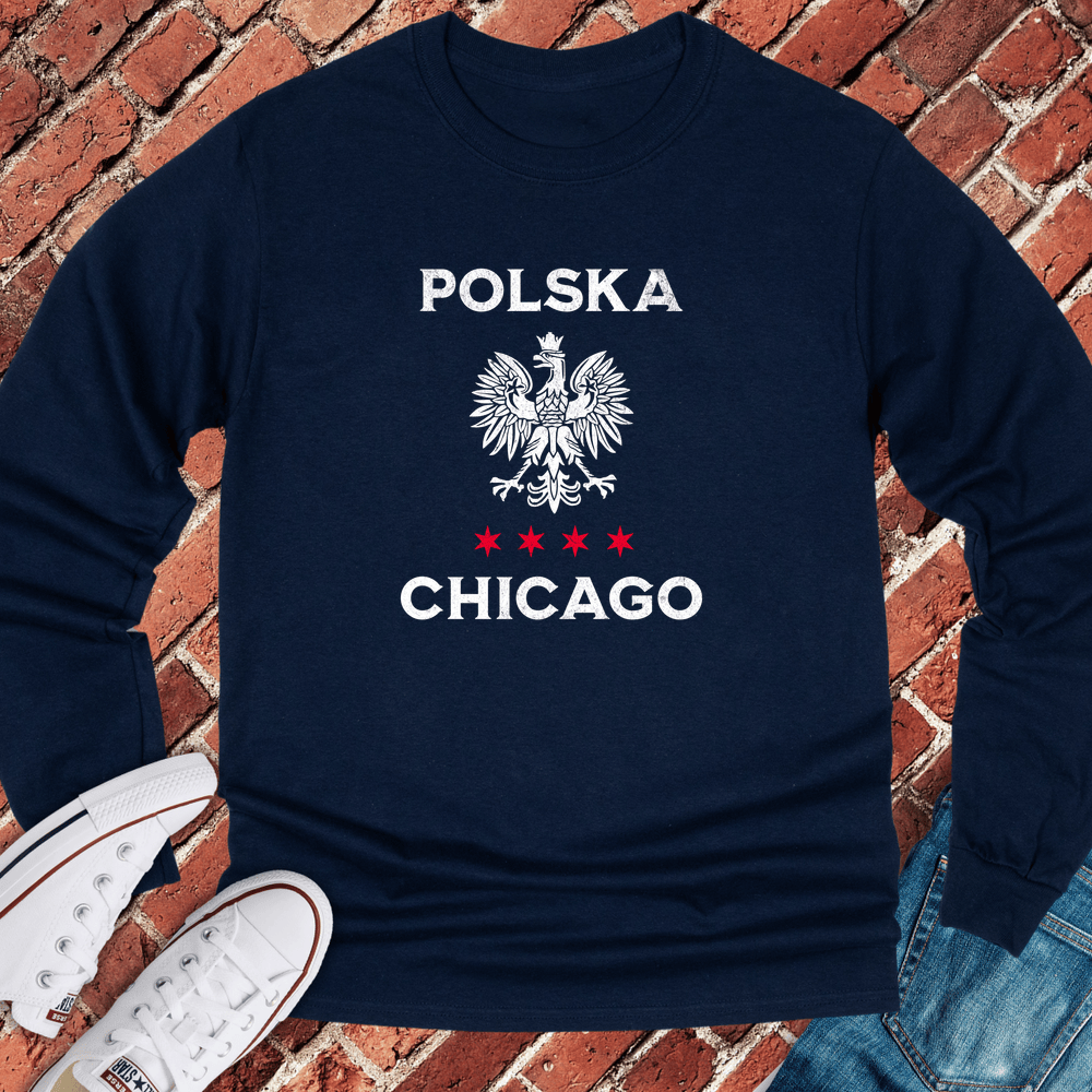 Polska Chi Long Sleeve - Navy