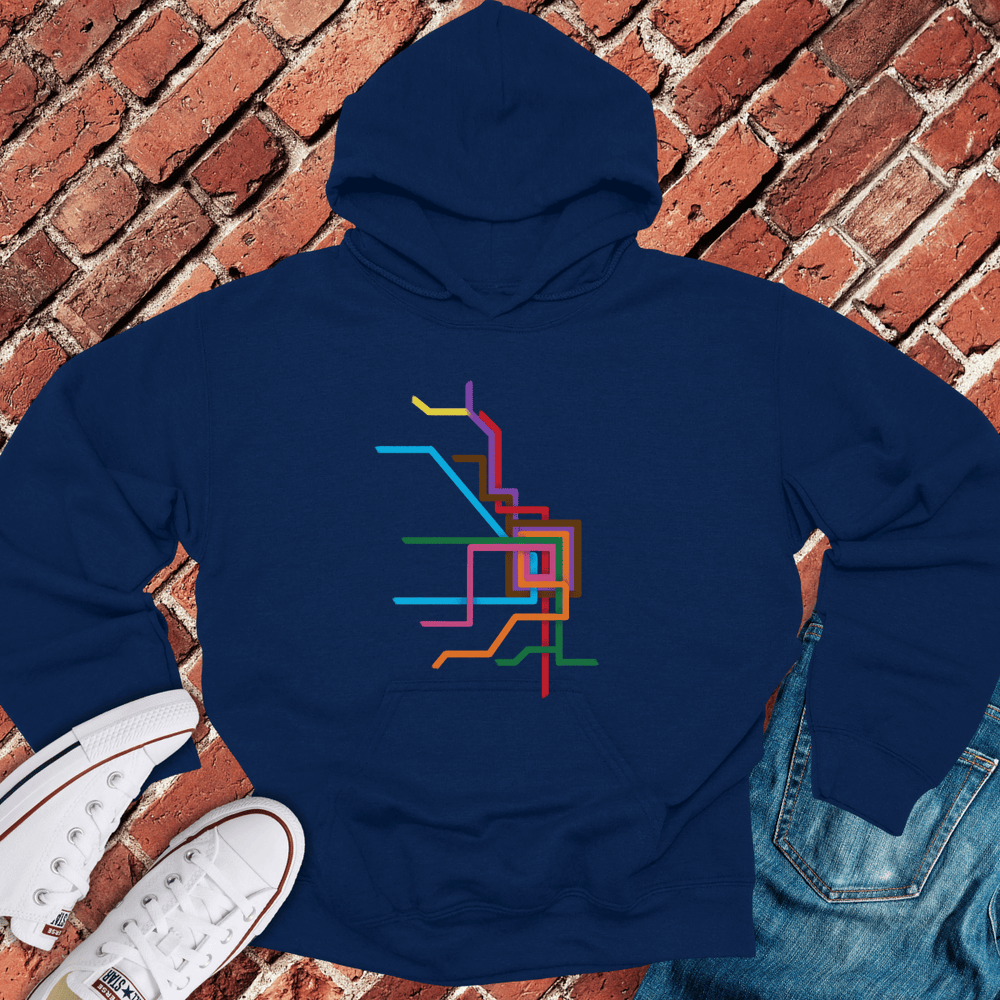 CTA Brushstrokes Hoodie - Navy
