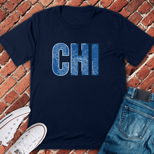 Big Bold CHI T-Shirt - Navy
