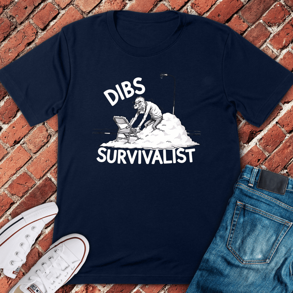 Dibs Survivalist T-Shirt - Navy