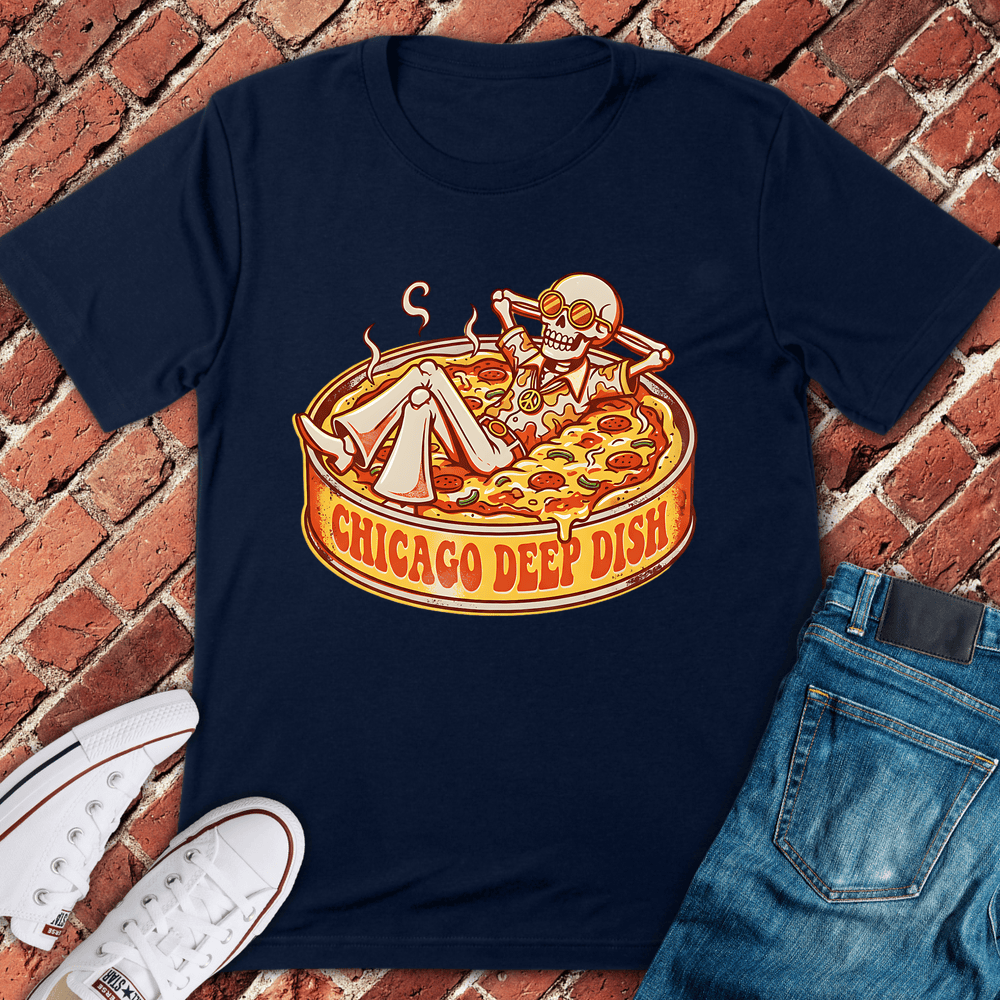 Deep Dish Dreams T-Shirt - Navy