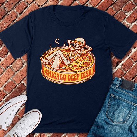Deep Dish Dreams T-Shirt - Navy
