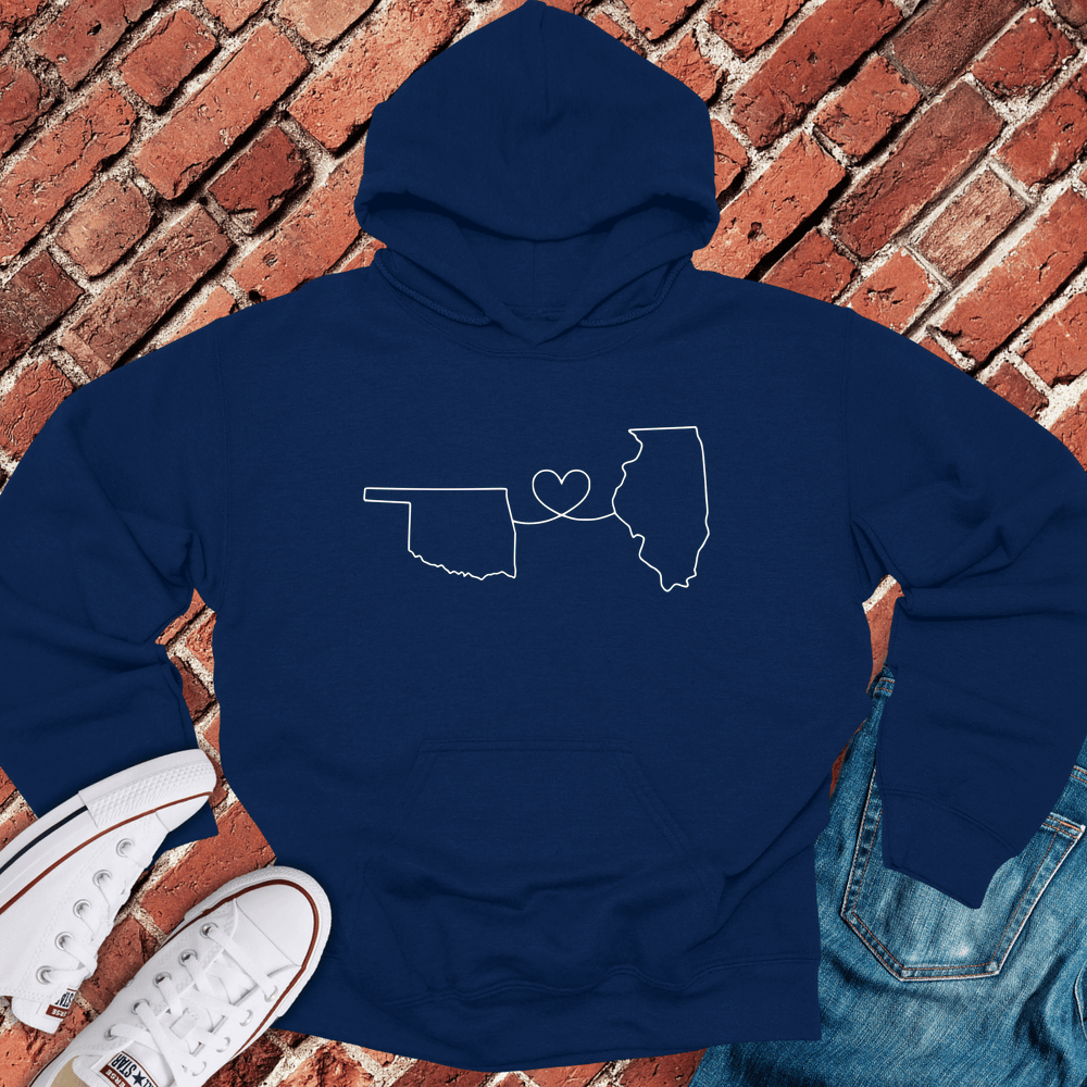 Oklahoma - Illinois Hoodie - Navy