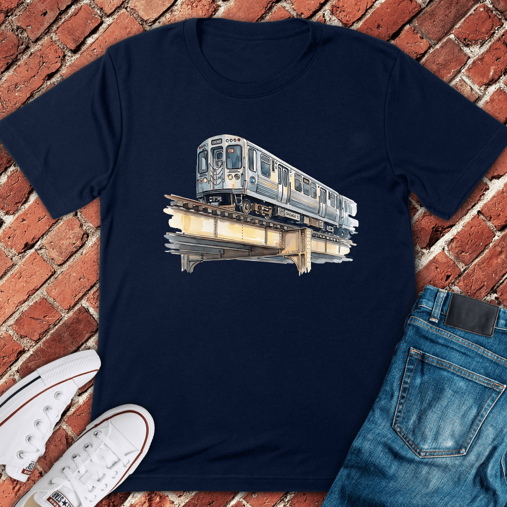 El Train Express T-Shirt - Navy