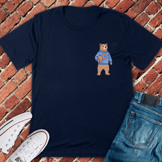 Pocket Bear T-Shirt - Navy